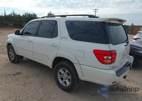 2004 Toyota Sequoia Limited V8 z USA, uszkodzony, nr VIN 5TDBT48A74S223756